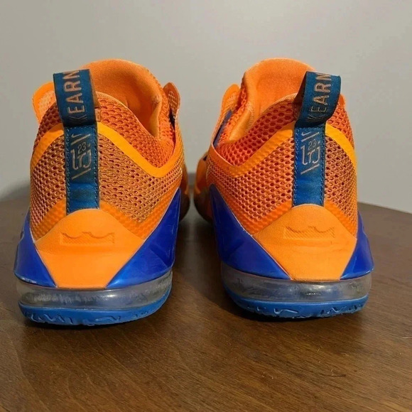 Men’s Nike LeBron James 12 low ‘cavs classic’ bright citrus size 13 - Picture 6 of 6